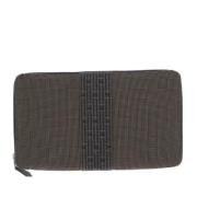 Pre-owned Canvas clutches Hermès Vintage , Gray , Dames