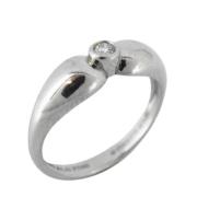 Pre-owned Platinum rings Tiffany & Co. Pre-owned , Gray , Dames