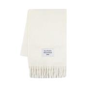 Alpaca Wol Sjaal - Wit Acne Studios , White , Dames