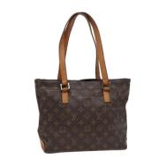 Pre-owned Canvas totes Louis Vuitton Vintage , Brown , Dames