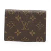 Pre-owned Canvas wallets Louis Vuitton Vintage , Brown , Heren