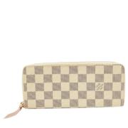 Pre-owned Canvas wallets Louis Vuitton Vintage , Beige , Dames