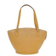 Pre-owned Leather louis-vuitton-bags Louis Vuitton Vintage , Yellow , ...