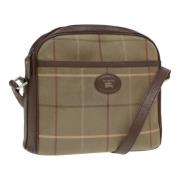 Pre-owned Canvas shoulder-bags Burberry Vintage , Brown , Dames