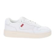 Heren Sneakers van Kunstleer Levi's , White , Heren