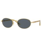 Gouden montuur met blauwe lenzen Persol , Yellow , Unisex