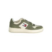 Groene Polyester Sneaker met Contrastdetails Tommy Hilfiger , Green , ...