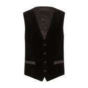 Stijlvolle Vest voor Mannen Dolce & Gabbana , Black , Heren