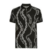 Zwarte T-shirt voor mannen Aw24 Versace Jeans Couture , Black , Heren