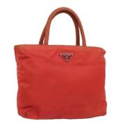 Pre-owned Nylon prada-bags Prada Vintage , Red , Dames