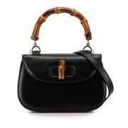 Pre-owned Leather gucci-bags Gucci Vintage , Black , Dames