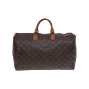 Pre-owned Canvas handbags Louis Vuitton Vintage , Brown , Dames