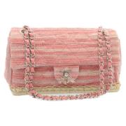 Pre-owned Canvas chanel-bags Chanel Vintage , Pink , Dames