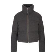 Grijze Breze Donsjas Moncler , Gray , Dames