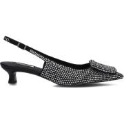 Zilveren Slingbacks met Kittenhak Bibi Lou , Gray , Dames