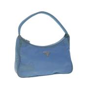 Pre-owned Nylon handbags Prada Vintage , Blue , Dames