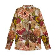 Collectie Print Shirt Maliparmi , Multicolor , Dames