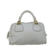 Pre-owned Leather handbags Miu Miu Pre-owned , White , Dames