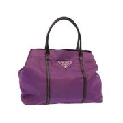 Pre-owned Nylon handbags Prada Vintage , Purple , Dames