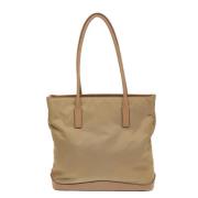 Pre-owned Fabric totes Prada Vintage , Beige , Dames