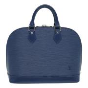 Pre-owned Leather louis-vuitton-bags Louis Vuitton Vintage , Blue , Da...