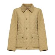 Stijlvolle Jassen Collectie Burberry , Beige , Dames