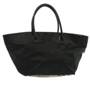 Pre-owned Nylon handbags Burberry Vintage , Black , Dames