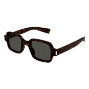 Vintage unisex acetaat zonnebril Saint Laurent , Brown , Dames