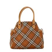 Pre-owned Canvas handbags Burberry Vintage , Multicolor , Dames