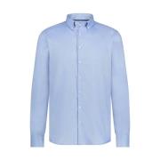 Effen Oxford Overhemd Lange Mouw State of Art , Blue , Heren