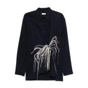 Blauw Shirt voor Mannen Dries Van Noten , Blue , Dames