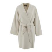 Midi Robejas met shawlkraag Max Mara Weekend , Beige , Dames