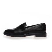 Leren Loafer met Lak Detail Copenhagen Shoes , Black , Dames