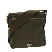 Pre-owned Nylon prada-bags Prada Vintage , Green , Dames