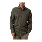 Groen Casual X-Cutaway Overhemd Profuomo , Green , Heren