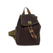 Pre-owned Canvas backpacks Celine Vintage , Brown , Dames