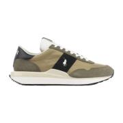 Groene Sportieve Textiel Sneakers voor Mannen Polo Ralph Lauren , Mult...