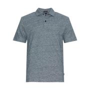 Navy Katoen Linnen Poloshirt Hugo Boss , Blue , Heren