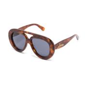 Lw40144U 53V Sunglasses Loewe , Brown , Heren