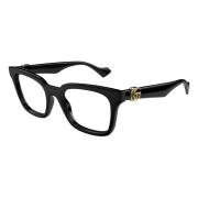 Mode Bril Zwarte Frame Gg1728O Gucci , Black , Dames