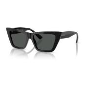 Cat-eye zonnebril met donkergrijze lenzen Jimmy Choo , Black , Dames