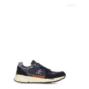 Blauwe Platte Schoenen Jaren 90 Stijl Premiata , Multicolor , Heren