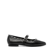 Platte Schoenen Beatnik Stijl ASH , Black , Dames