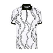 Witte T-shirt voor mannen Versace Jeans Couture , White , Heren