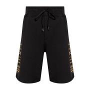 Zwarte Shorts voor Mannen Aw24 Versace Jeans Couture , Black , Heren