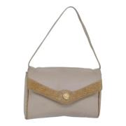 Pre-owned Leather celine-bags Celine Vintage , Beige , Dames