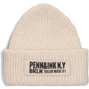 Zand Beanie 284 voor dames Penn&Ink N.Y , Beige , Unisex