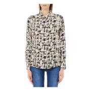 Raso Shirt in M/L Maat Liu Jo , Multicolor , Dames