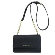 Pre-owned Leather shoulder-bags Michael Kors Pre-owned , Black , Dames