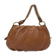 Pre-owned Leather prada-bags Prada Vintage , Brown , Dames